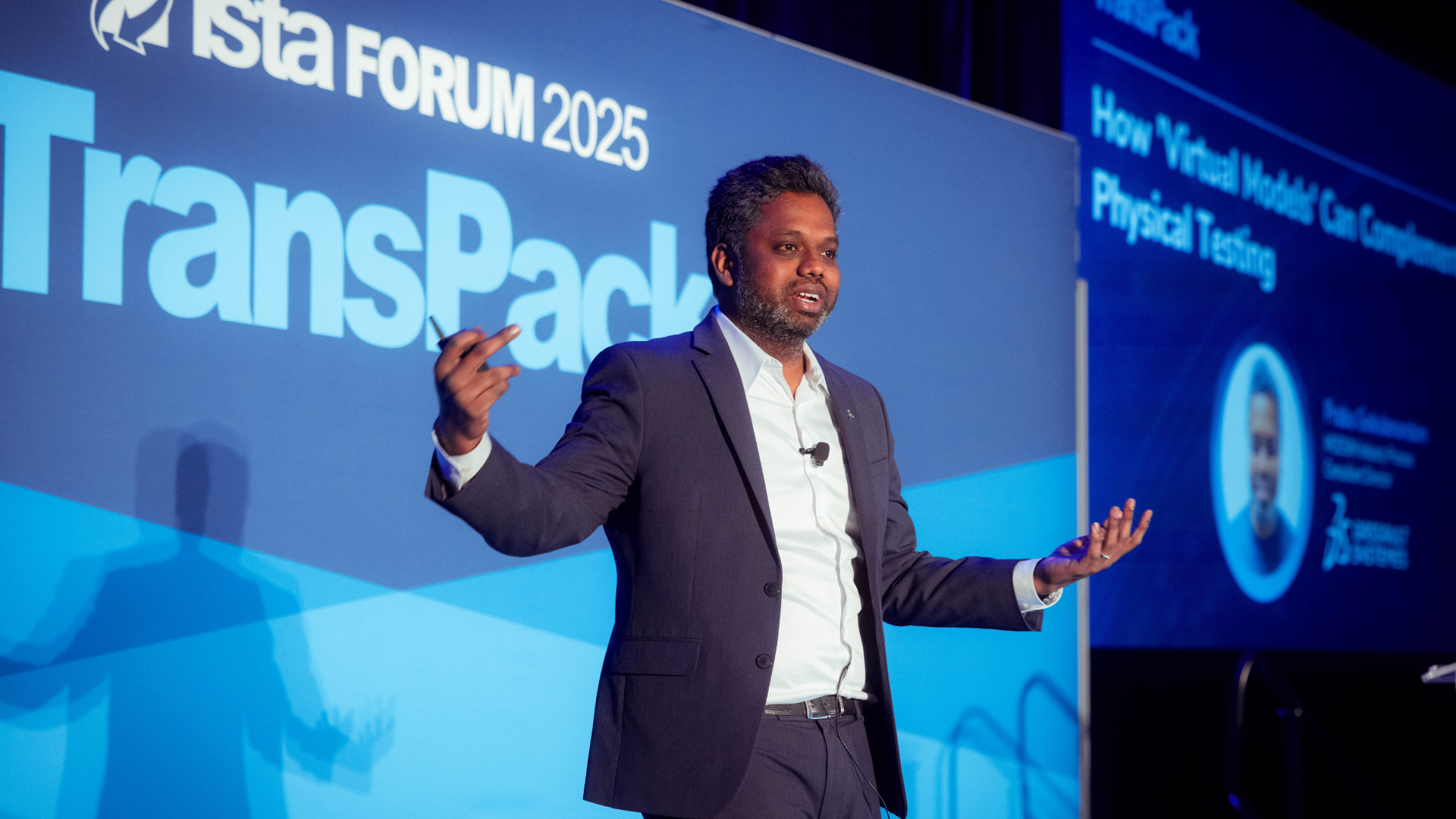 TransPack presentor addresses audience