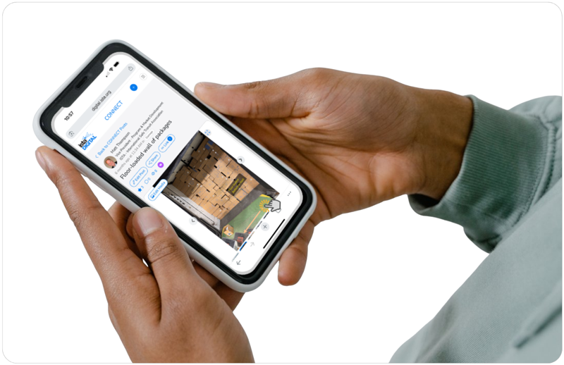 Mobile website display of ISTA Digital Connect