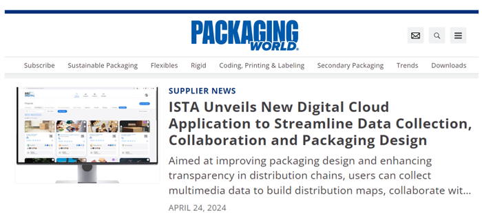 Packaging World website